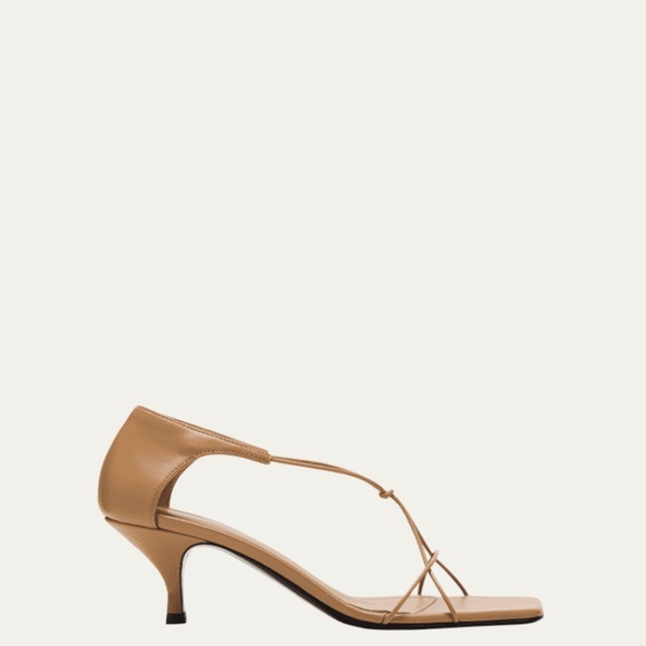 TOTEME - The Knot Leather Sandals - Picture 2 of 5